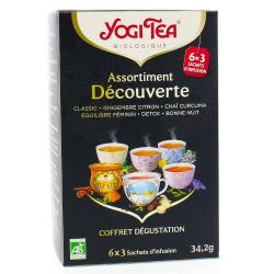 YOGI TEA Assortiment Découverte 6x3 sachets 34.2g