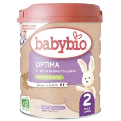 BABYBIO Laits Infantiles - Optima 2 boite de 800g