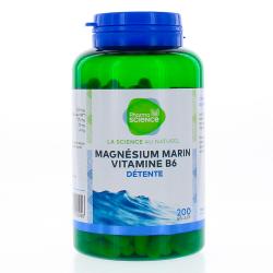 PHARMASCIENCE Détente - Magnésium Marin Vitamine B6 200 gélules