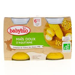 BABYBIO Légumes - Petits pots Mais doux dès 6 mois 2x130g