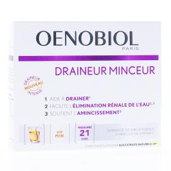 OENOBIOL Draineur minceur goût thé pêche programme 21 jours