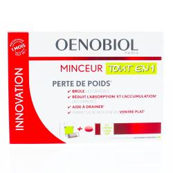 OENOBIOL Minceur tout en 1 goût citron & citron vert 30 sticks + 60 comprimés