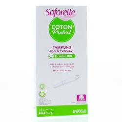 SAFORELLE Coton protect Tampons avec applicateur super x 14