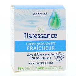 NATESSANCE Crème hydratante fraîcheur pot 50 ml
