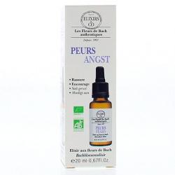 ELIXIRS & CO Les Fleurs de Bach authentiques Peurs flacon 20ml