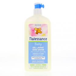 NATESSANCE Baby Gel lavant sans savon flacon pompe 500 ml