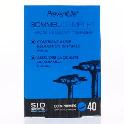 SID NUTRITION PreventLife SommeilComplet comprimés x 40
