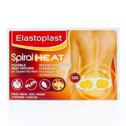 ELASTOPLAST Spiral Heat Patchs chauffants x 3