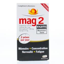 MAG 2 Exams magnésium marin 30 comprimés