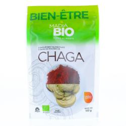 MADIABIO Bien-être Complément alimentaire à base de poudre de Chaga sachet 100 g
