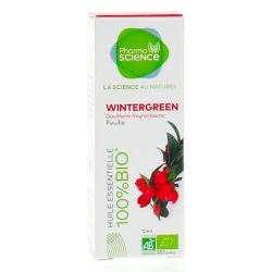 PHARMASCIENCE Huile essentielle de Wintergreen bio flacon 10 ml