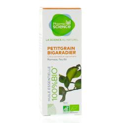 PHARMASCIENCE Huile essentielle de Petitgrain Bigaradier bio flacon 10 ml