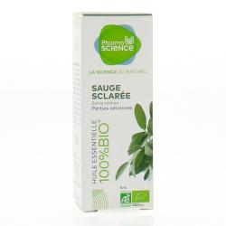 PHARMASCIENCE Huile essentielle de Sauge Sclarée bio flacon 5 ml