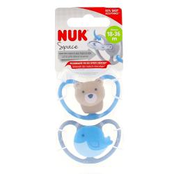 NUK Space Sucettes 18-36 mois