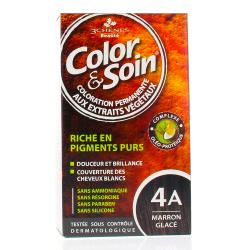 LES 3 CHÊNES Beauté Color & Soin Coloration permanente aux extraits végétaux teinte 4A