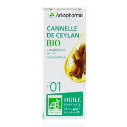 ARKOPHARMA Arkoessentiel - Huile essentielle Cannelle de Ceylan N°01 Bio flacon 10ml