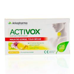 ARKOPHARMA Activox toux sèche 24 comprimés à sucer