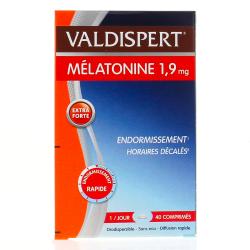 VALDISPERT Mélatonine 1.9 mg 40 comprimés orodispersibles