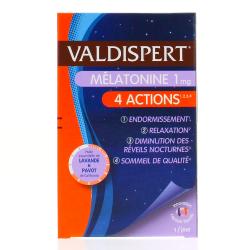 VALDISPERT Mélatonine 1 mg 4 actions 30 capsules