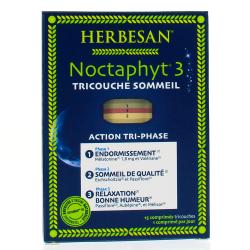 HERBESAN Noctaphyt 3 Tricouche sommeil 15 comprimés