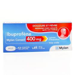 MYLAN Ibuprofène Conseil 400 mg, comprimé pelliculé
