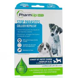 PHARMUP VETO stop parasites collier répulsif chiot et petit chien de moins de 10 kilos à partir de 4 mois