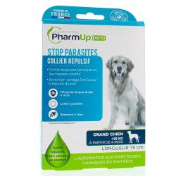 PHARMUP VETO stop parasites collier répulsif pour grand chien de plus de 25 kilos à partir de 4 mois