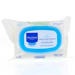MUSTELA "Peau normale" Bébé lingettes dermo-apaisantes parfumées paquet de 25