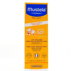 MUSTELA Lait solaire très haute protection 50+ tube 100ml