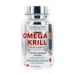 BIOCYTE Longevity omega 3 krill 45 capsules