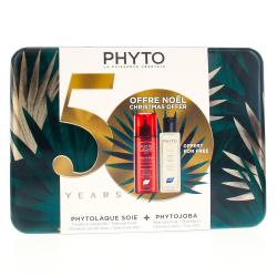 PHYTO coffret PHYTOLAQUE soie + PHYTOJOBA shampooing