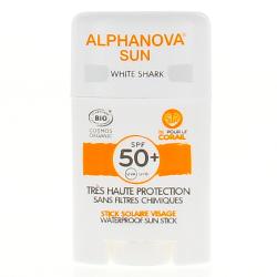 ALPHANOVA Sun Stick solaire SPF 50+ visage white shark 12g