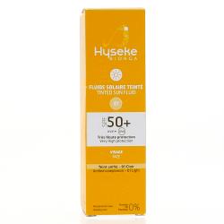 HYSEKE fluide solaire teinté visage SPF 50+ teinte 01 clair tube 40ml