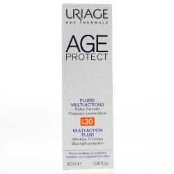 URIAGE Age Protect Fluide multi-actions SPF30 peaux normales à mixtes flacon pompe 40ml