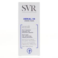 SVR Xerial 30 crème pieds nutri-réparateur hydratant 24h prévention callosités tube 50 ml