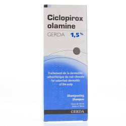 Ciclopirox olamine 1.5% shampooing flacon 100ml