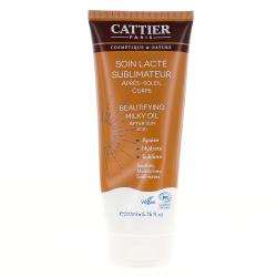 CATTIER Soin lacté sublimateur après soleil bio corps tube 200ml