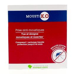 MOUSTIK.O Prise anti-moustique +1 recharge liquide