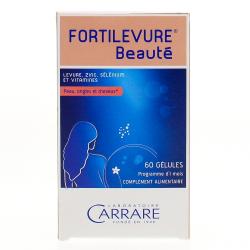 CARRARE Fortilevure Beauté 60 gélules
