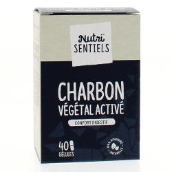 NUTRI'SENTIELS BIO Charbon Végétal Activé 40 gélules
