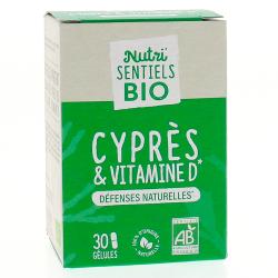 NUTRI'SENTIELS BIO Cyprès & Vitamine D 30 gélules