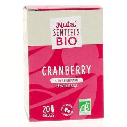 NUTRI'SENTIELS BIO Cranberry 20 gélules