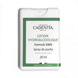 CADENTIA Lotion hydroalcoolique spray de poche 20ml