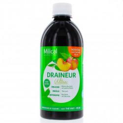 MILICAL Draineur goût thé vert/pêche flacon 500ml