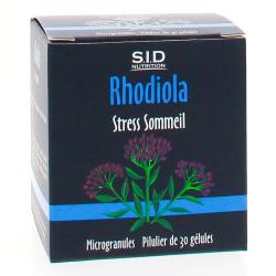 SID NUTRITION Phytoclassics - Rhodiola Stress Sommeil 30 gélules