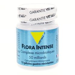 VIT'ALL+ Flora Intense complexe microbiotiques 50 milliards 15 gélules