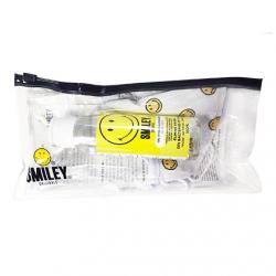 SMILEY Originals Trousse enfant avec masque tissu et gel hydroalcoolique smiley jaune