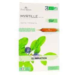 FLORA NATURA Myrtille Bio 20 Ampoules de 15ml