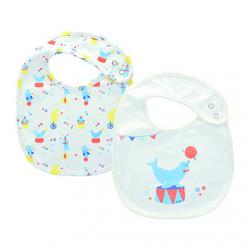 DODIE Bavoir Cirque 100% coton lot de 2