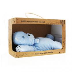 SANODIANE Bouillotte hippopotame chaud-froid enfant